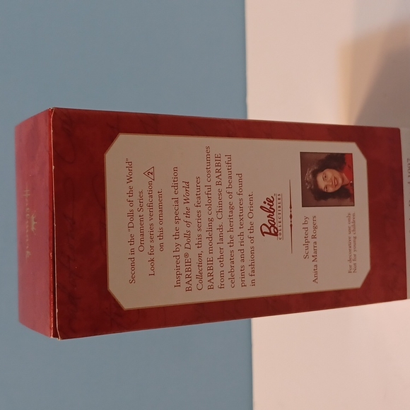 Hallmark Keepsake Ornament Chinese Barbie Dolls Of The World Collector's series - Picture 5 of 10